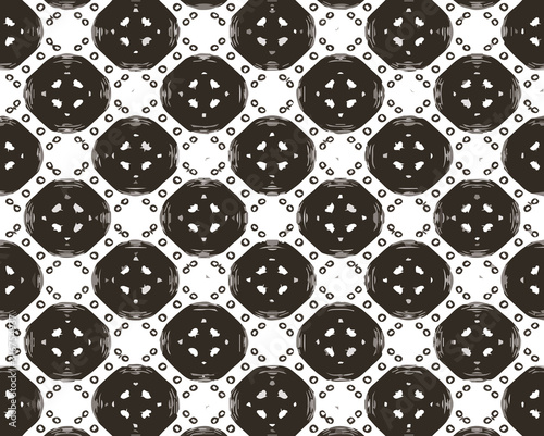 Seamless vector pattern in ornamental style. Geometric desing texture for greeting card and gifts.