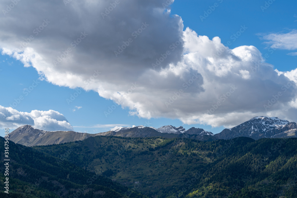 Fototapeta premium Ligurian Alps, Piedmont region, Italy