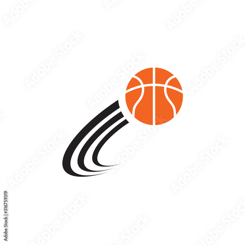 Basketball club logo design vector template