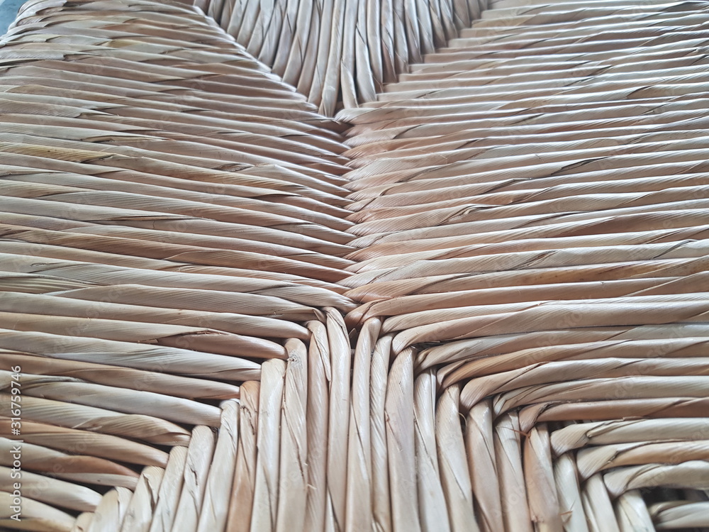 Fototapeta premium Closeup surface hand craft chair.