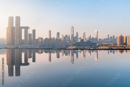 Scenery of high buildings in Chongqing, China © Govan