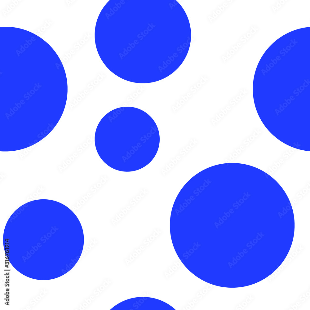 Seamless pattern abstract blue circles balls vector Seamless pattern abstract blue circles balls vector