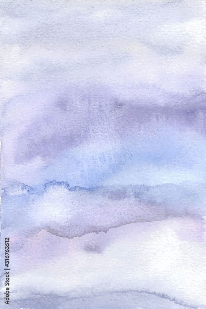 Fototapeta premium soft violet blue abstract hand painting watercolor