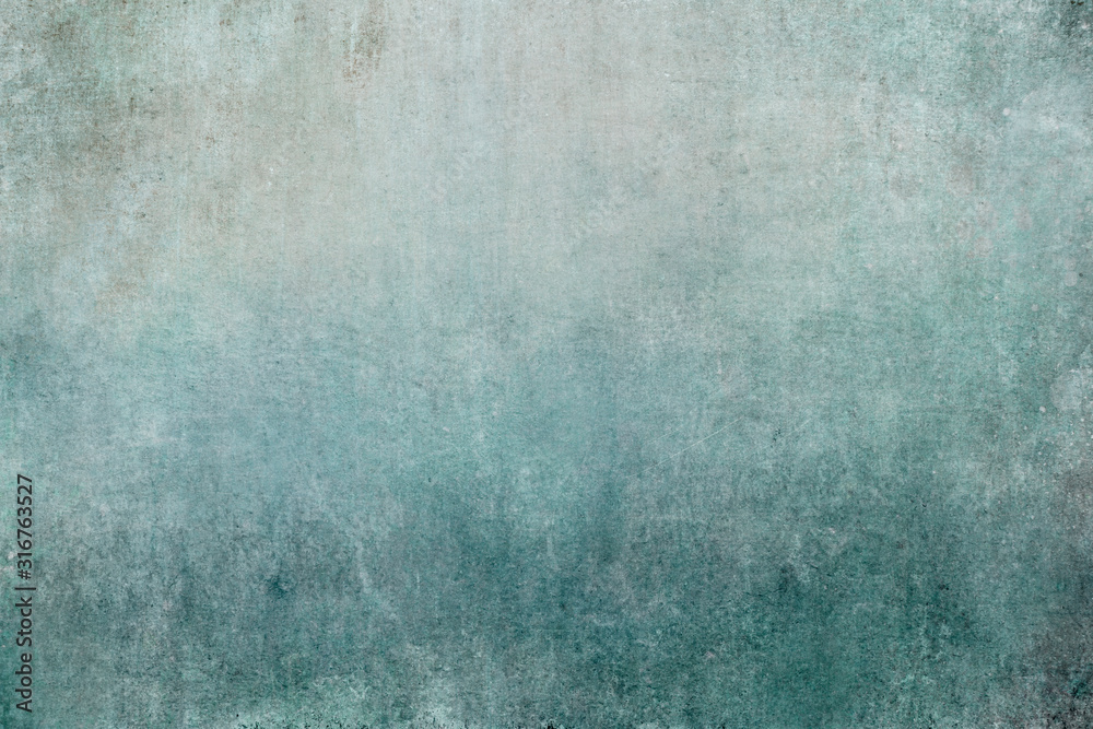 Old blue wall, grungy background or texture