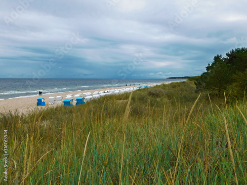 Der Strand an der sch  nen Ostsee