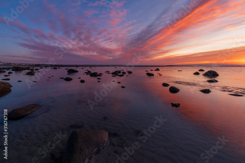 Sunrise on Drakes Island Beach, Maine © greg