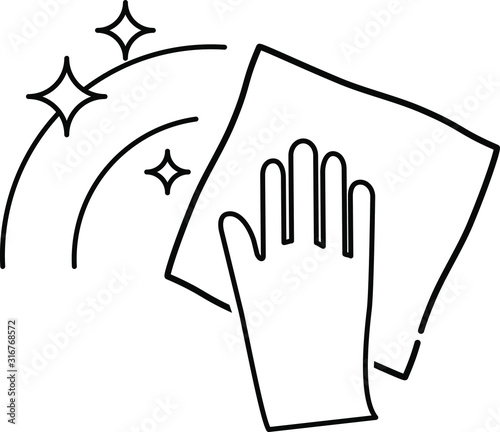 Easy clean icon
