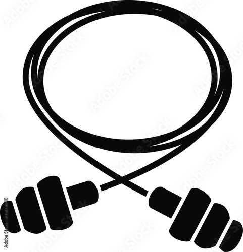 earplug icon, vector illustration