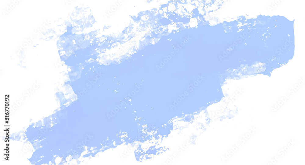 Blue watercolor background for your design, watercolor background concept, vector.