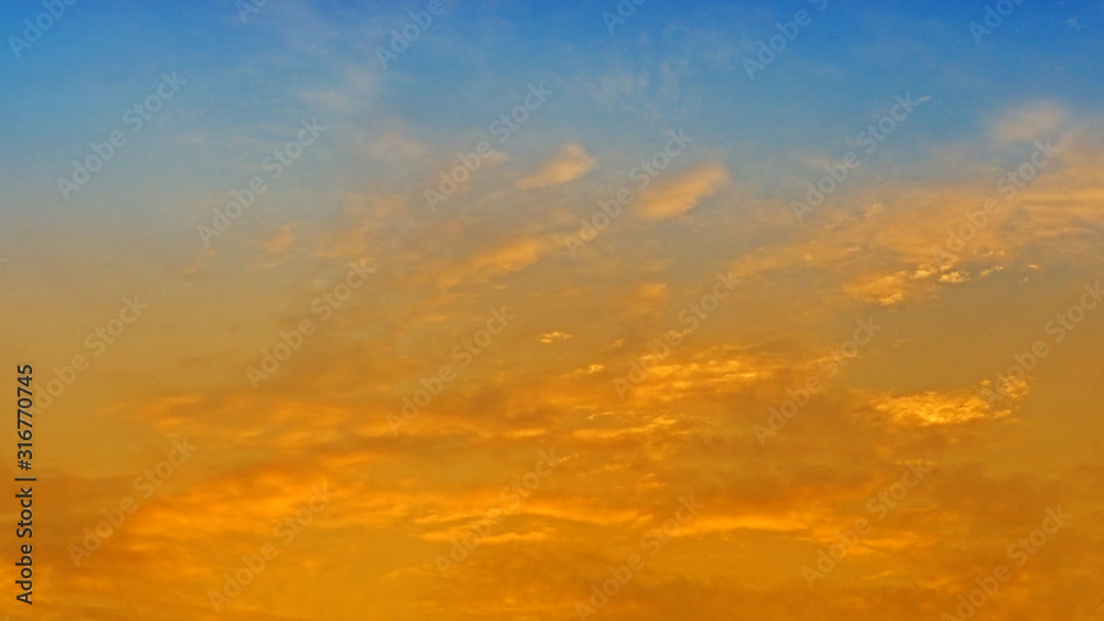colorful sky background