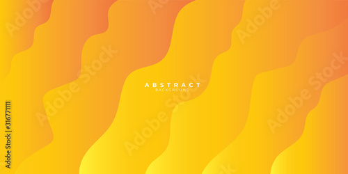Abstract background orange gradient with wave effect. Modern vector Illustration. Suit for business, corporate, institution, conference, party, festive, seminar, and talks.