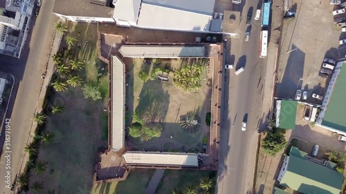 Fortress of Maputo from above, capital city of Mozambique