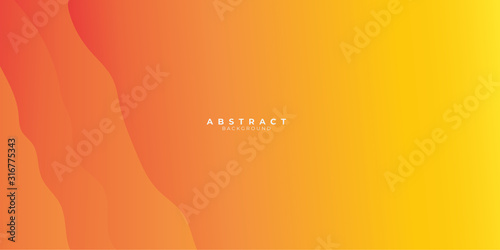 Abstract background orange gradient with wave effect. Modern vector Illustration. Suit for business, corporate, institution, conference, party, festive, seminar, and talks.