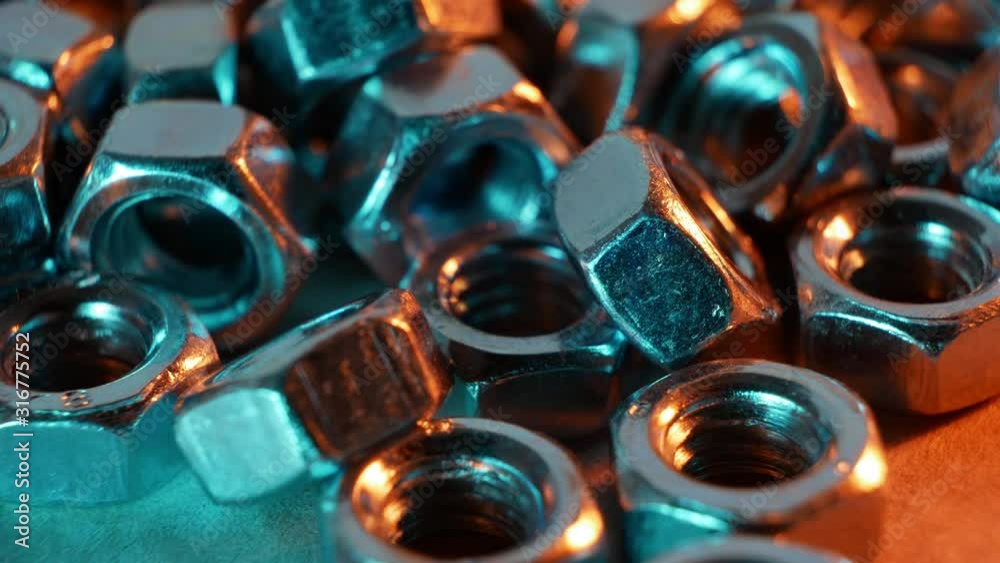 Nuts close up. Macro video. Smooth rotation Nuts close up. Macro video. Smooth rotation