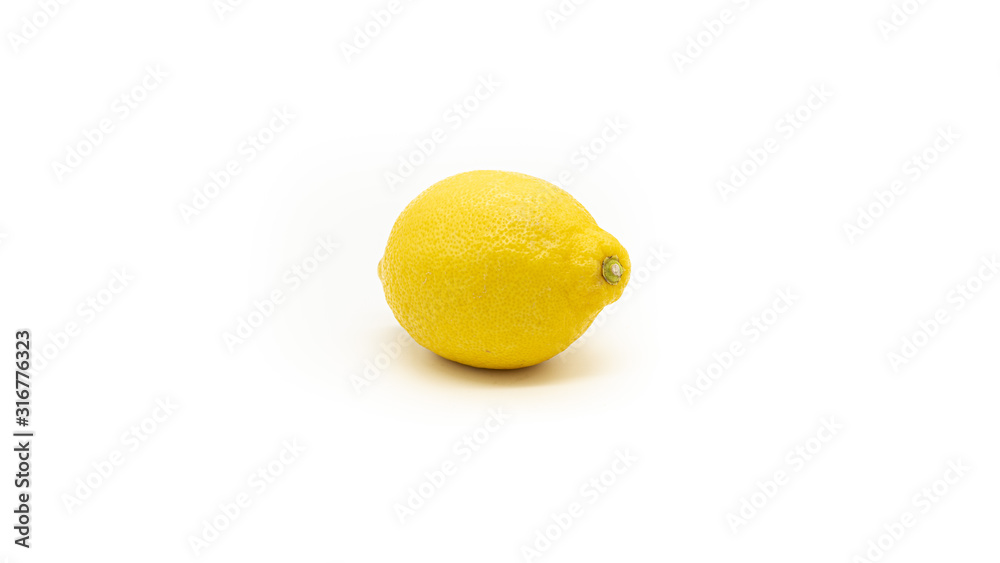 Lemon on a white background, isolated Lemon on a white background, isolated