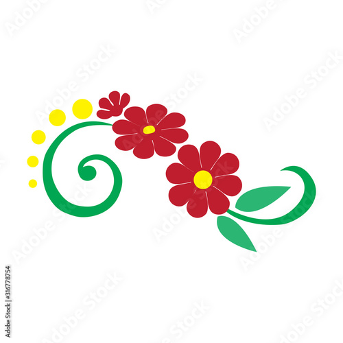 Vector Flower Logo Design