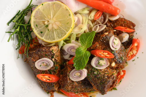 Appetizers with the spicy sardine