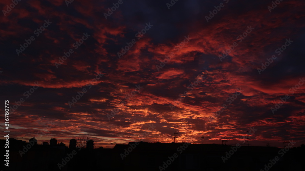 Obraz premium sunset, december 4