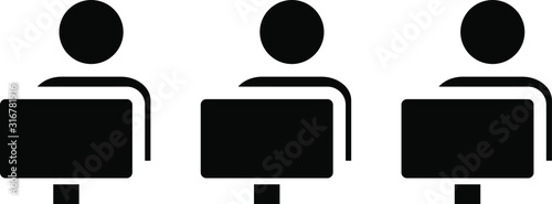 Coworking space icon