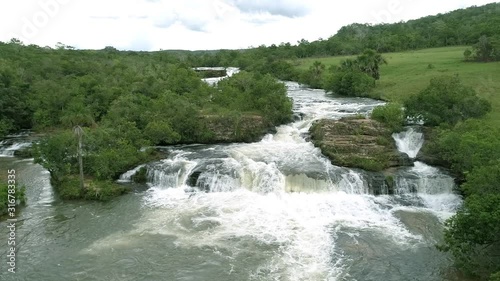 waterfall in forest