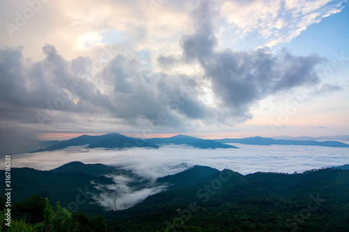 Viewpoint Doi Pha Tang Noen 104  Chiangrai Province Thailand.