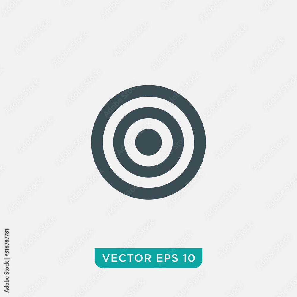 Target Icon Design, Vector EPS10 Target Icon Design, Vector EPS10