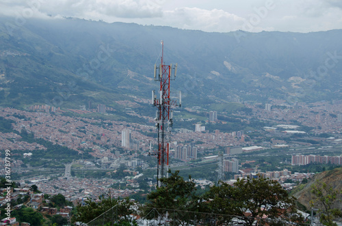  Panoramas from the heights of Medellin  Comuna 1 - Popular neighborhood
