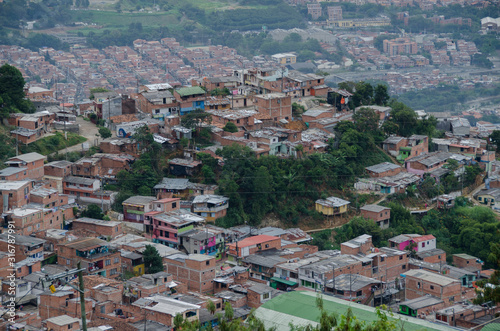  Panoramas from the heights of Medellin, Comuna 1 - Popular neighborhood