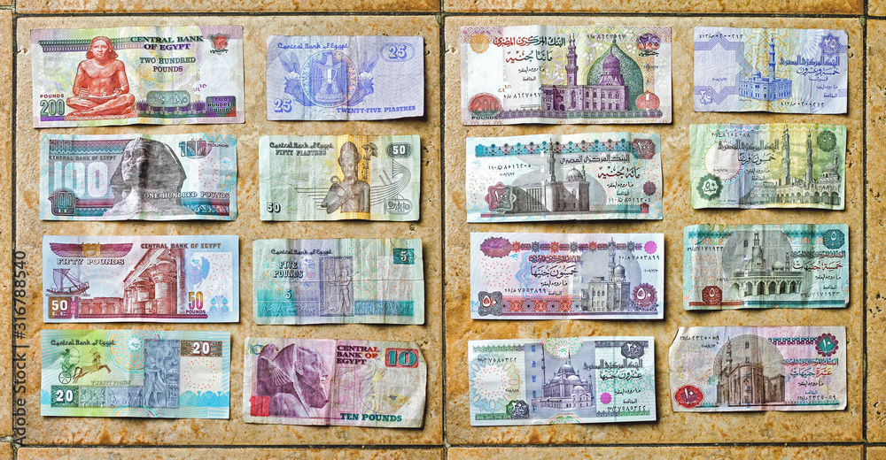 Egyptian Pounds Money