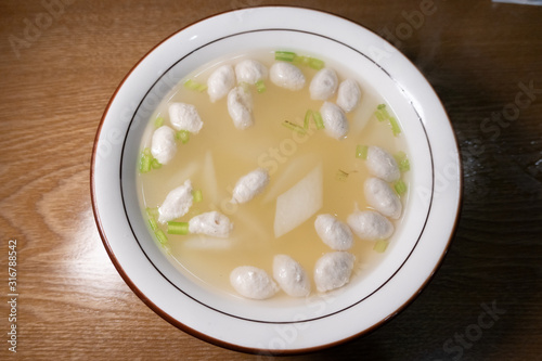 Obraz na płótnie Fujian fish ball soup, China w salonie