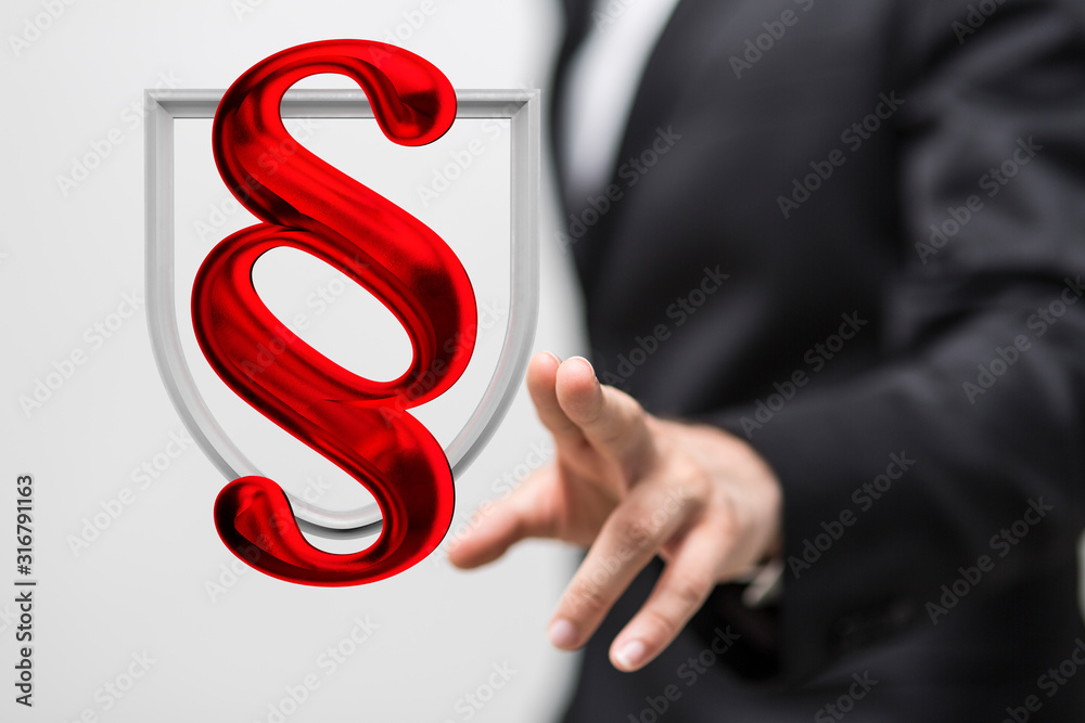 insurance paragraph law sign digital in hand insurance paragraph law sign digital in hand