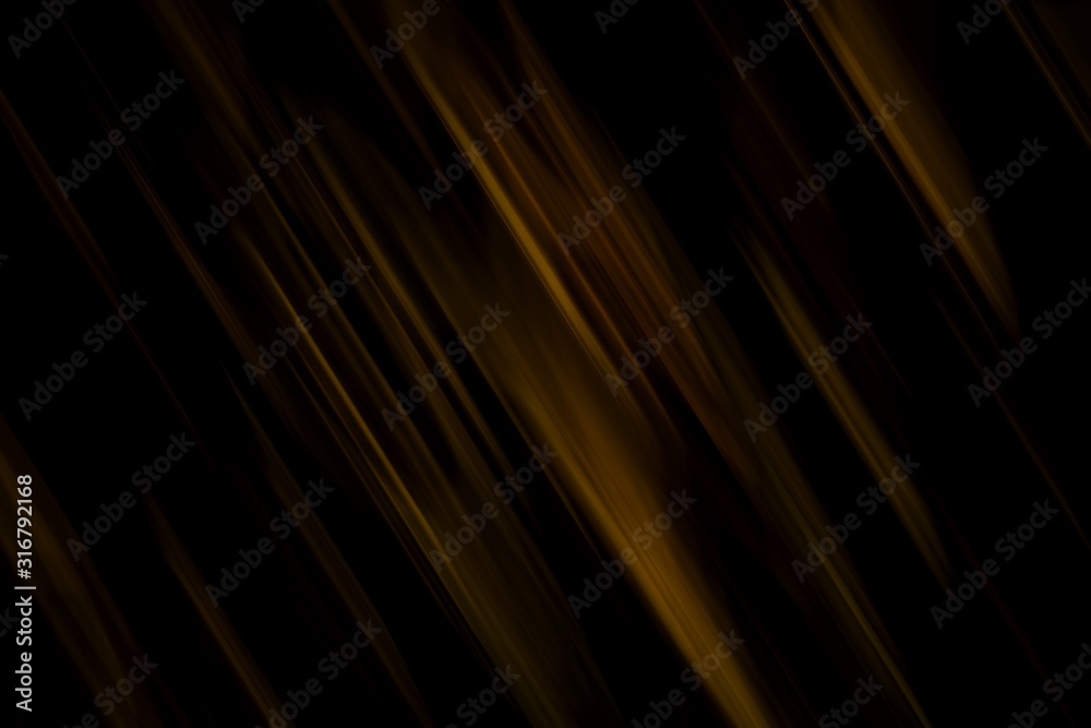 Black gold gradient abstract background light motion effect blur, used