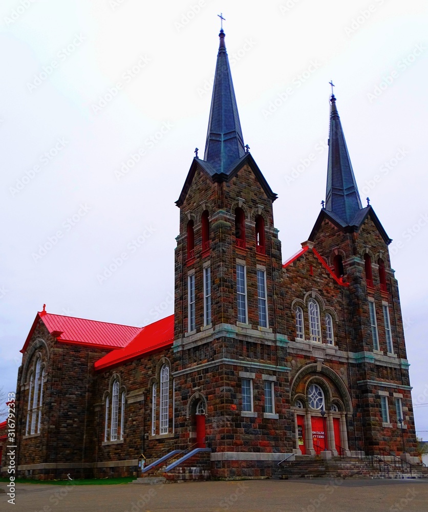 North America, Canada, Province of Quebec, Church of Sainte-Anne-des-Monts