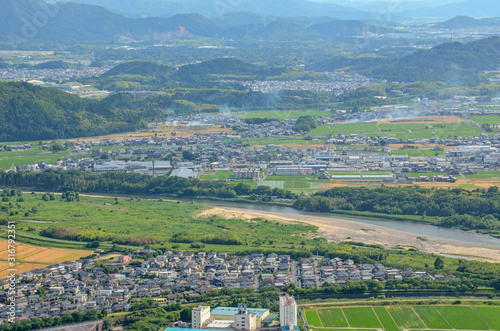 滋賀　三上山からの眺め photo