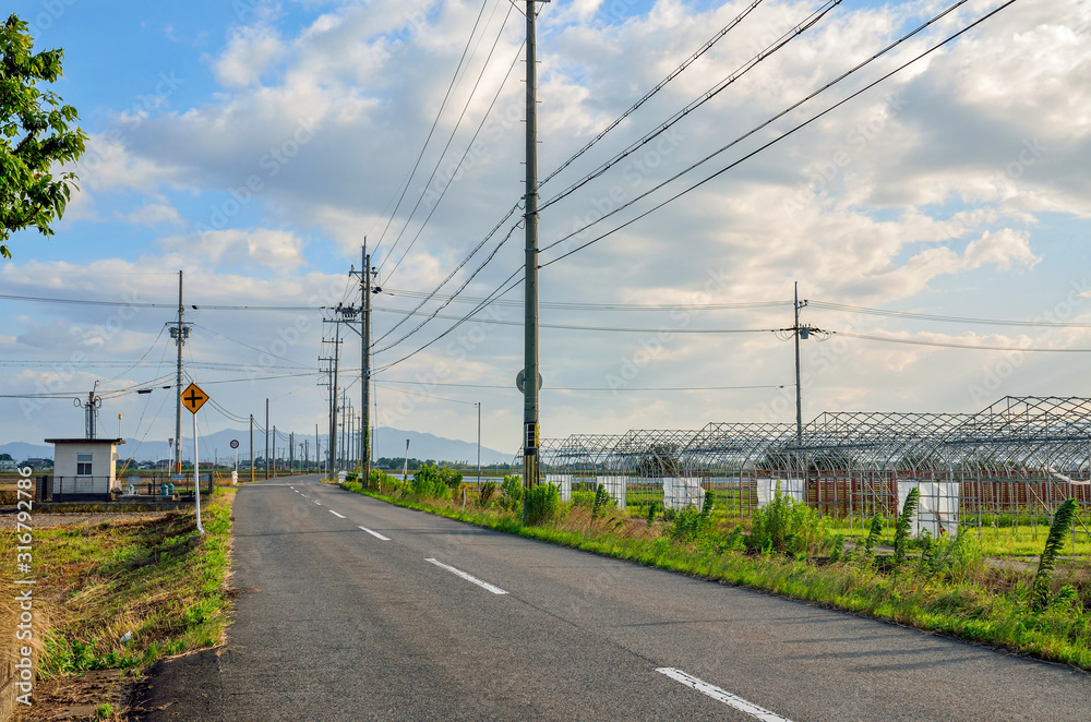 滋賀県の田舎風景
