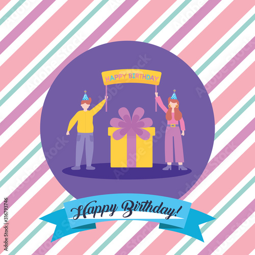 happy birthday couple party celebration