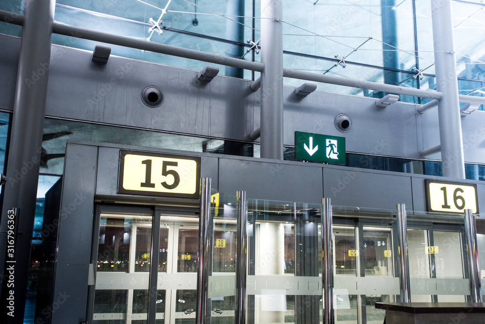 Airport Departure Gate Airport Departure Gate