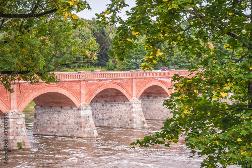 Kuldiga brick bridge, Latvia