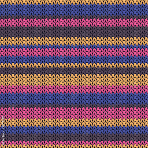 Cool horizontal stripes knitted texture geometric 