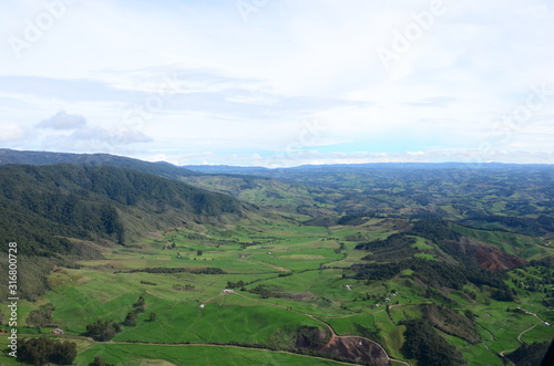 aerial photography, north of antioquia, milk zone of colombia
