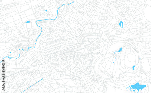 Edinburgh, Schottland bright vector map