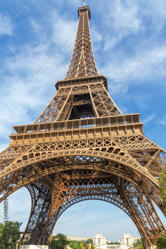 Eiffel Tower in Paris portrait orientation