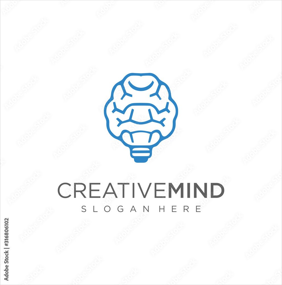 Brain Bulb Logo Design . Idea creative light bulb logo . Smart bulb tech logo icon . Bulb digital logo technology Idea Brain Bulb Logo Design . Idea creative light bulb logo . Smart bulb tech logo icon . Bulb digital logo technology Idea