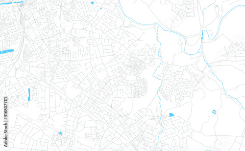 Stockport, England bright vector map photo