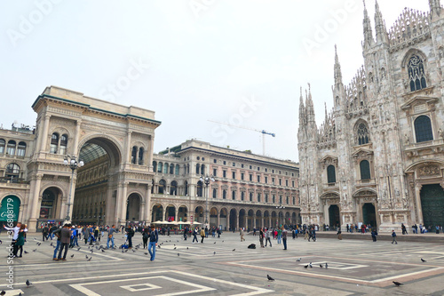 Milan Cathedral Duomo di Milano and Galleria Vittorio Emanuele II. © Studio Barcelona