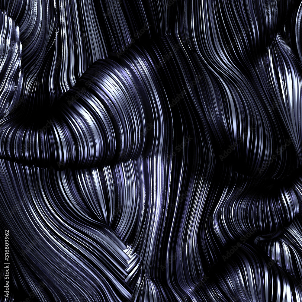 Drapery fabric with stripes. 3d illustration, 3d rendering. Drapery fabric with stripes. 3d illustration, 3d rendering.
