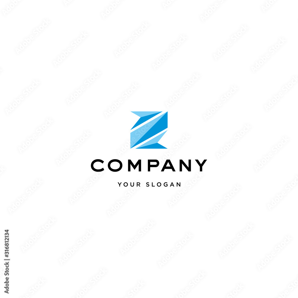 Vector logo design icon. Initial Z, letter. Modern simple style Vector logo design icon. Initial Z, letter. Modern simple style