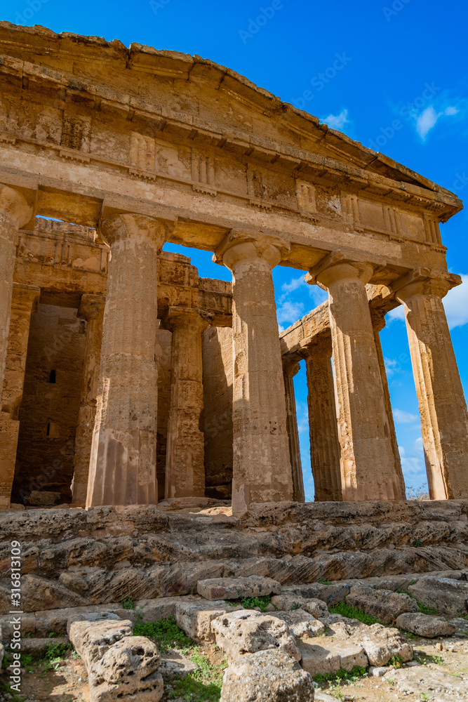 The Temple of Concordia is an ancient Greek temple in the Valley of Temples in Agrigento The Temple of Concordia is an ancient Greek temple in the Valley of Temples in Agrigento