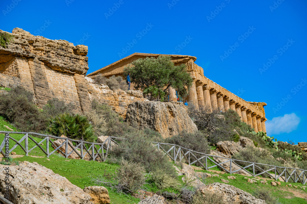 The Temple of Concordia is an ancient Greek temple in the Valley of Temples in Agrigento