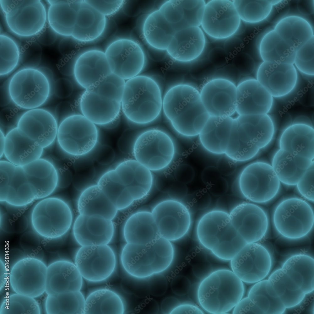 Bacteria cells seamless pattern biology background texture Bacteria cells seamless pattern biology background texture